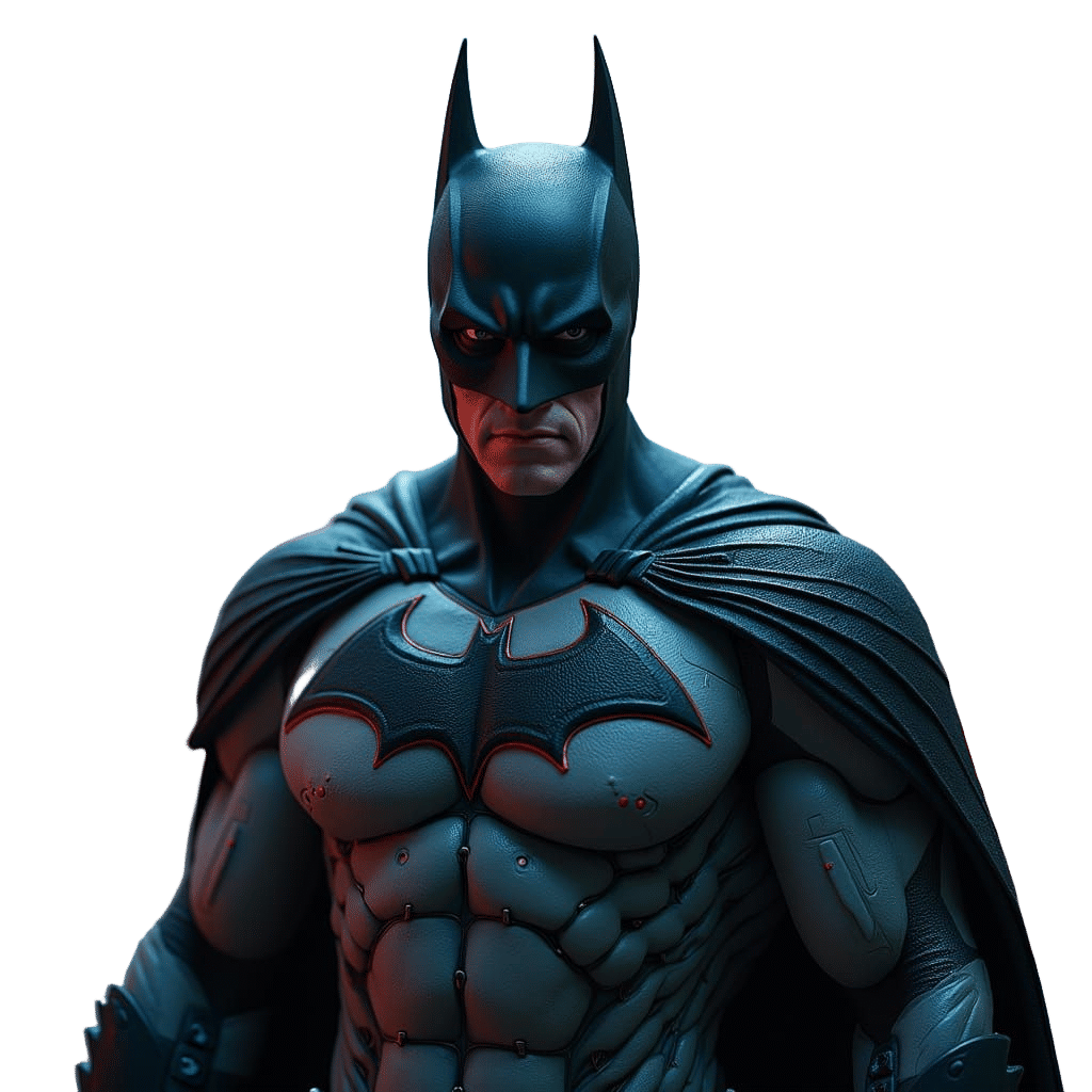 Detailed Batman Matte Painting in Deep Color