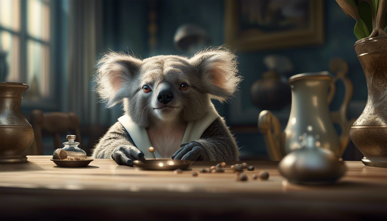 A simple meal for the koala