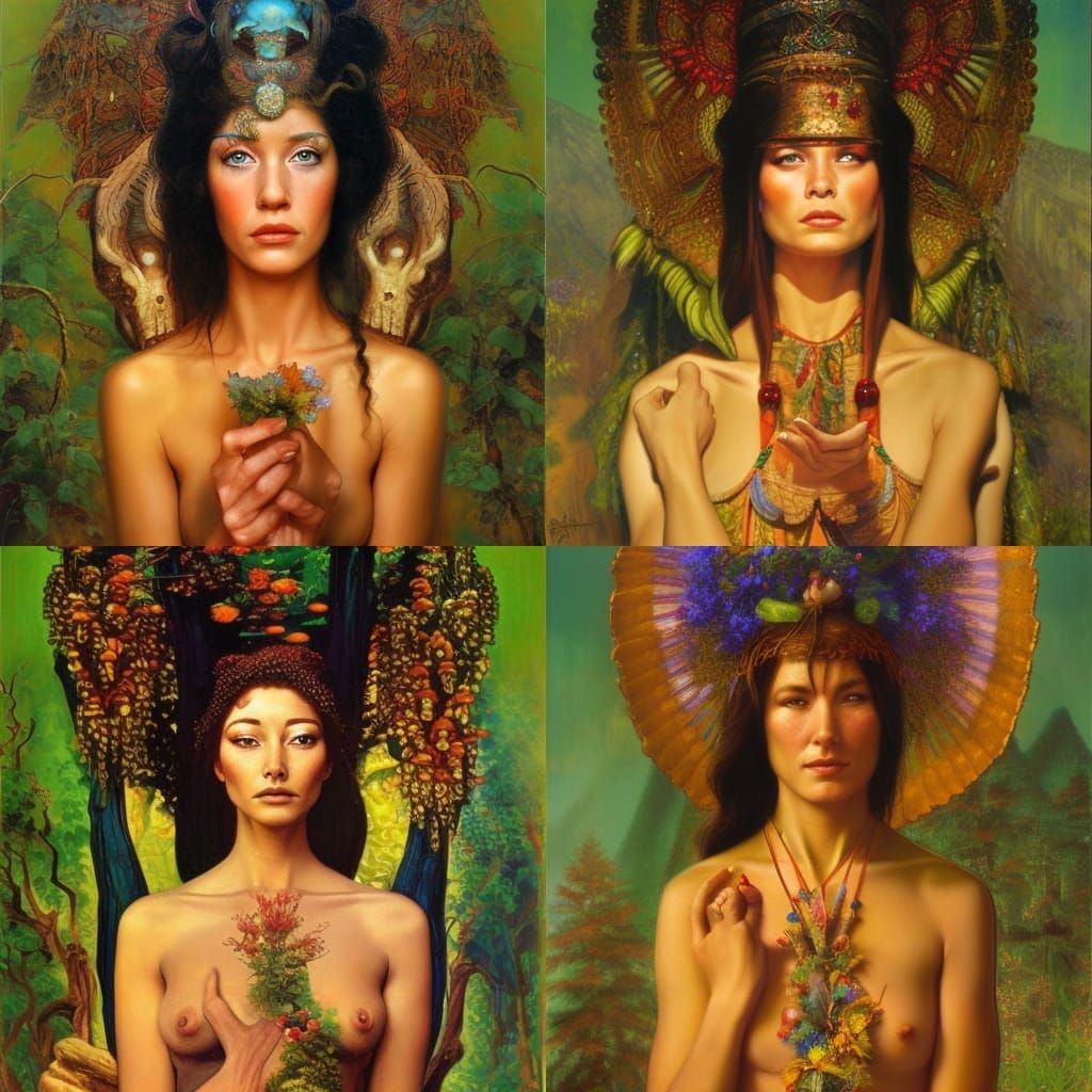 Medicine Woman: Surrealist Goddess of Healing
