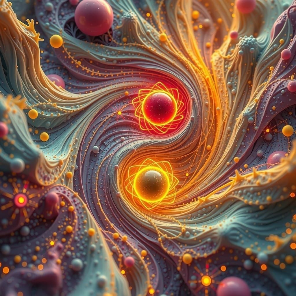 Surreal Electrons in Quantum Harmony