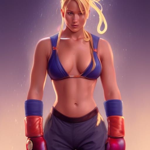 Street Fighter's Cammy: Digital Art Portrait