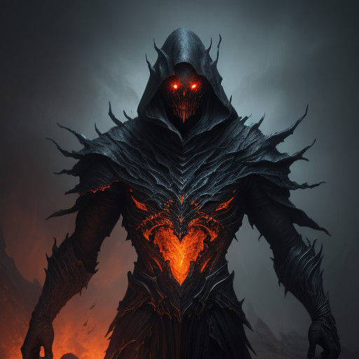 Spectral Ember Entity in Golden Hour