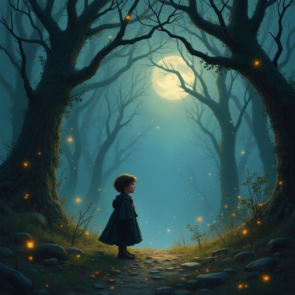 Harry Potter in the Forbidden Forest