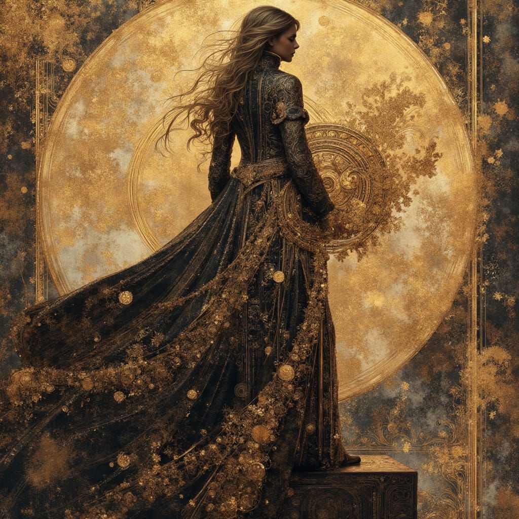 Breathtaking Silhouette Beauty in Detailed Realistic Scene