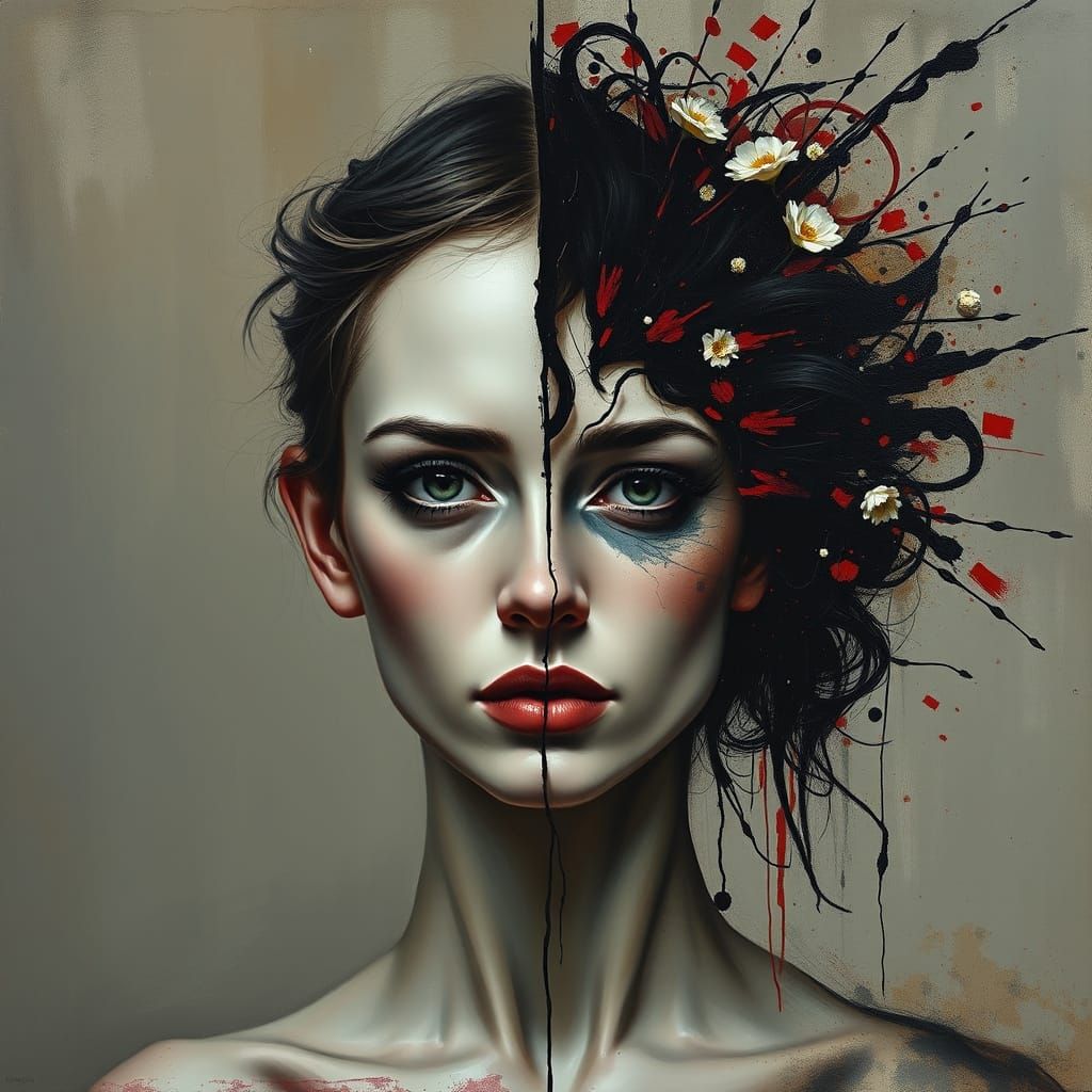 Contrasting Emotions in a Single Form