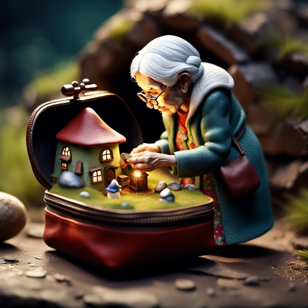 Gnome Village Discovered in Change Purse