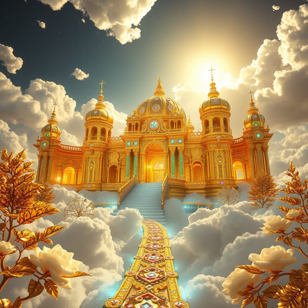 Heavenly Palace of Gold and Gems in Baroque Style