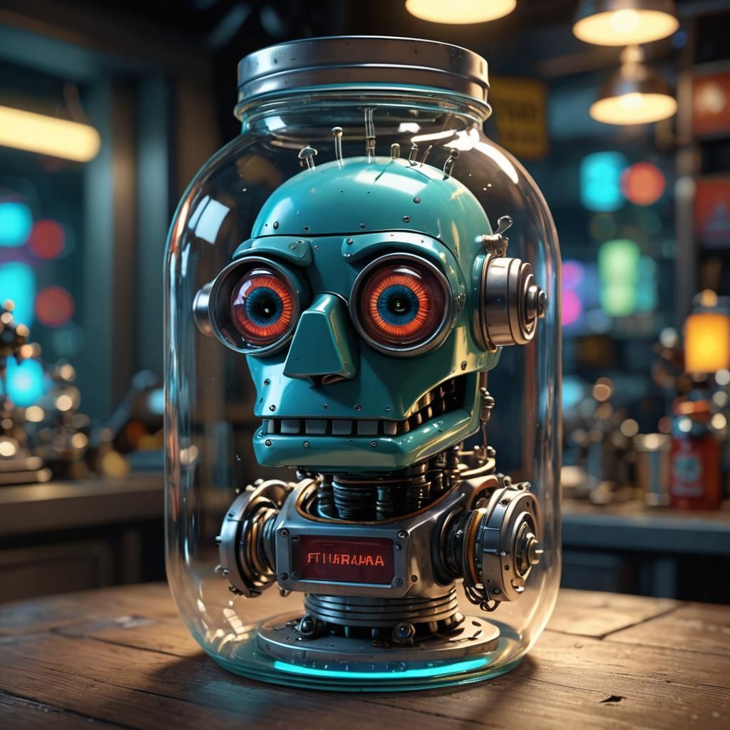 Bender's Head in a Jar, Ultra HD Realism