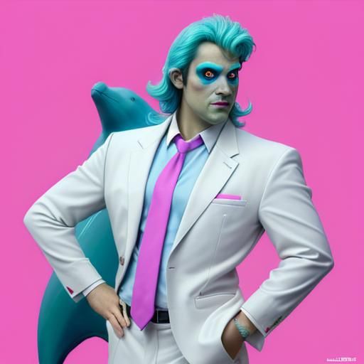 Disgusting dolphin-man hybrid creature; Porpoise with a purpose; porpoise based cop tv drama; anthropomorphic porpoise/h...