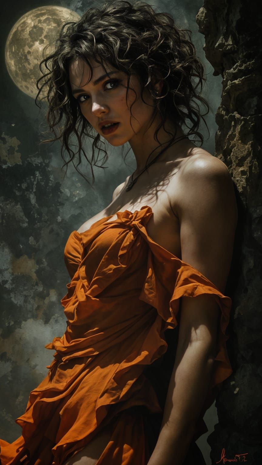 Possessed Dana Barrett in Horror Style