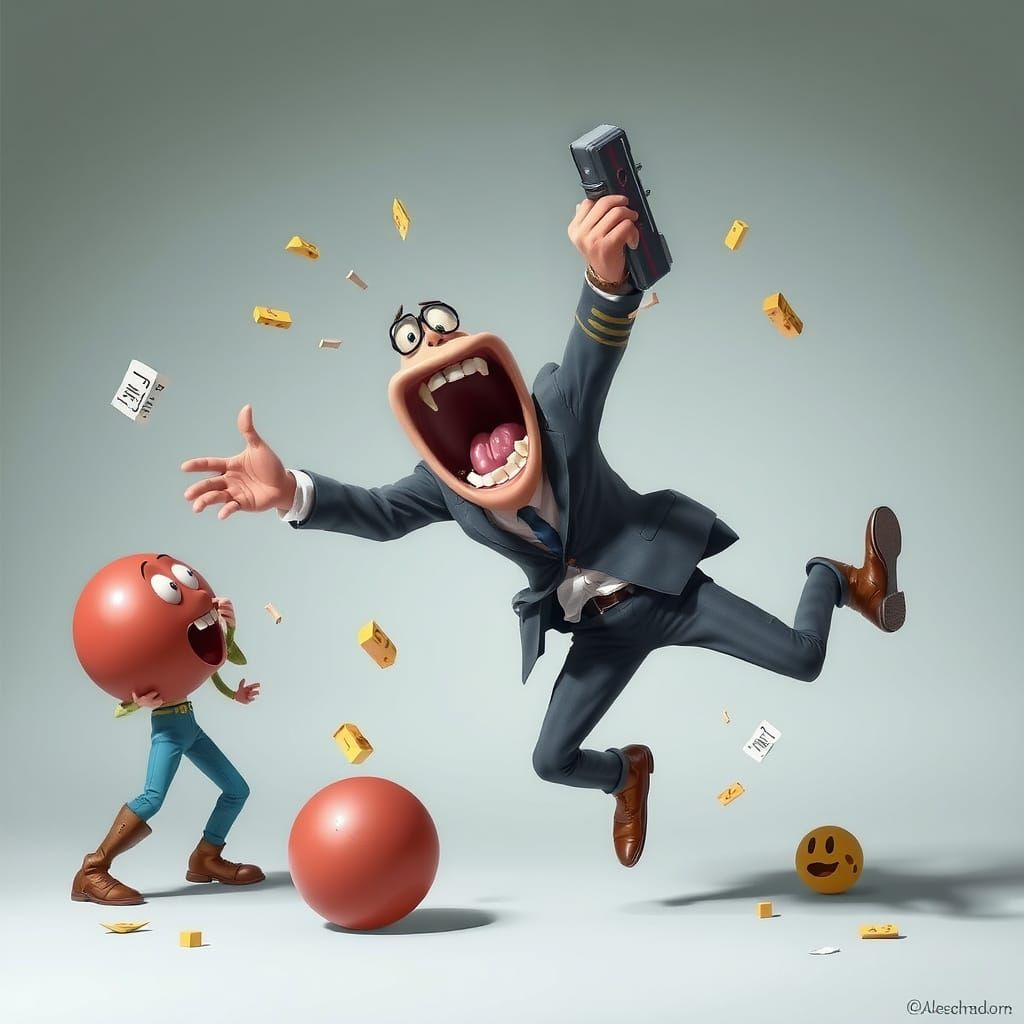 Funny Slapstick Blooper Scene