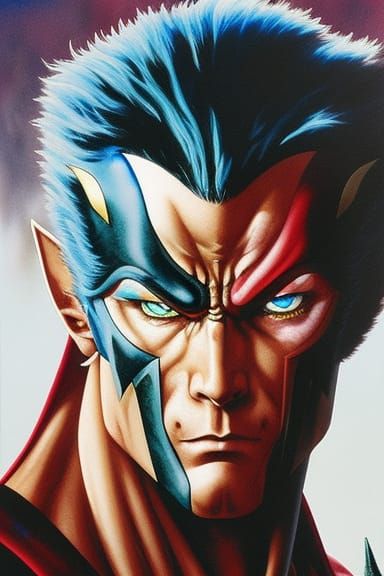 Hyperdetailed Terminator Portrait in Oil and Watercolor