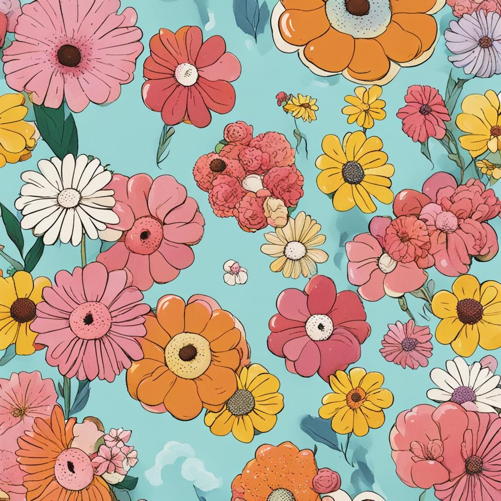 Flower Donuts: A Sweet Floral Fantasy