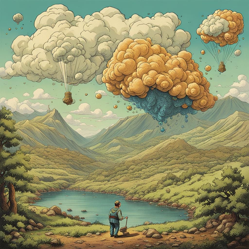 AI Generated Fart Illustration