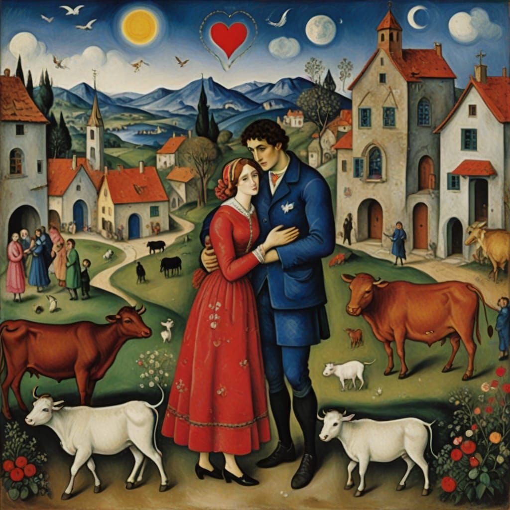 Village Prosperity Celebrated with Cattle and Valentine's Da...