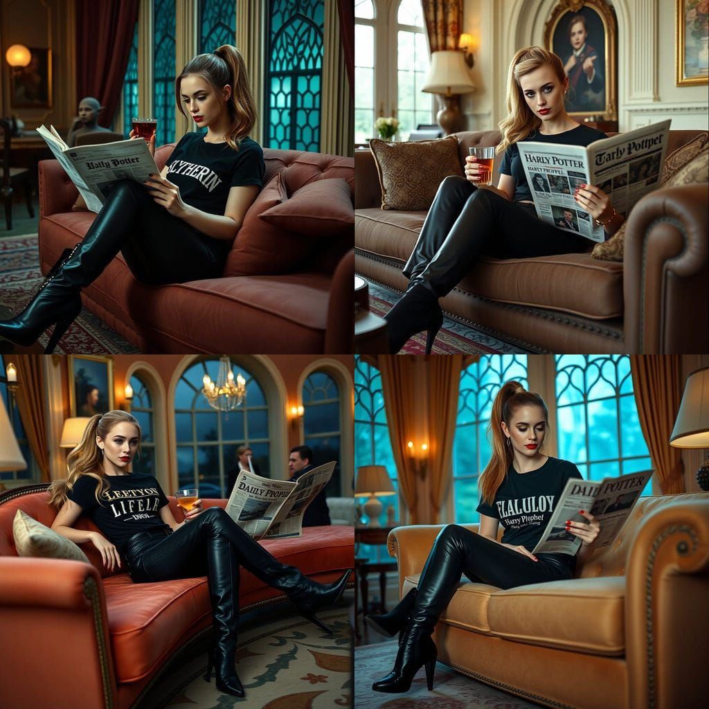 Peyton List as Slytherin Student in Luxurious Mansion