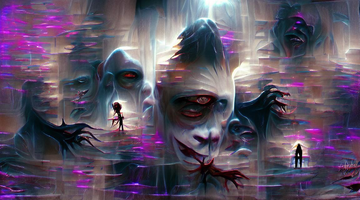 Sinister Image Beyond Recognition in Style of Rutkowski