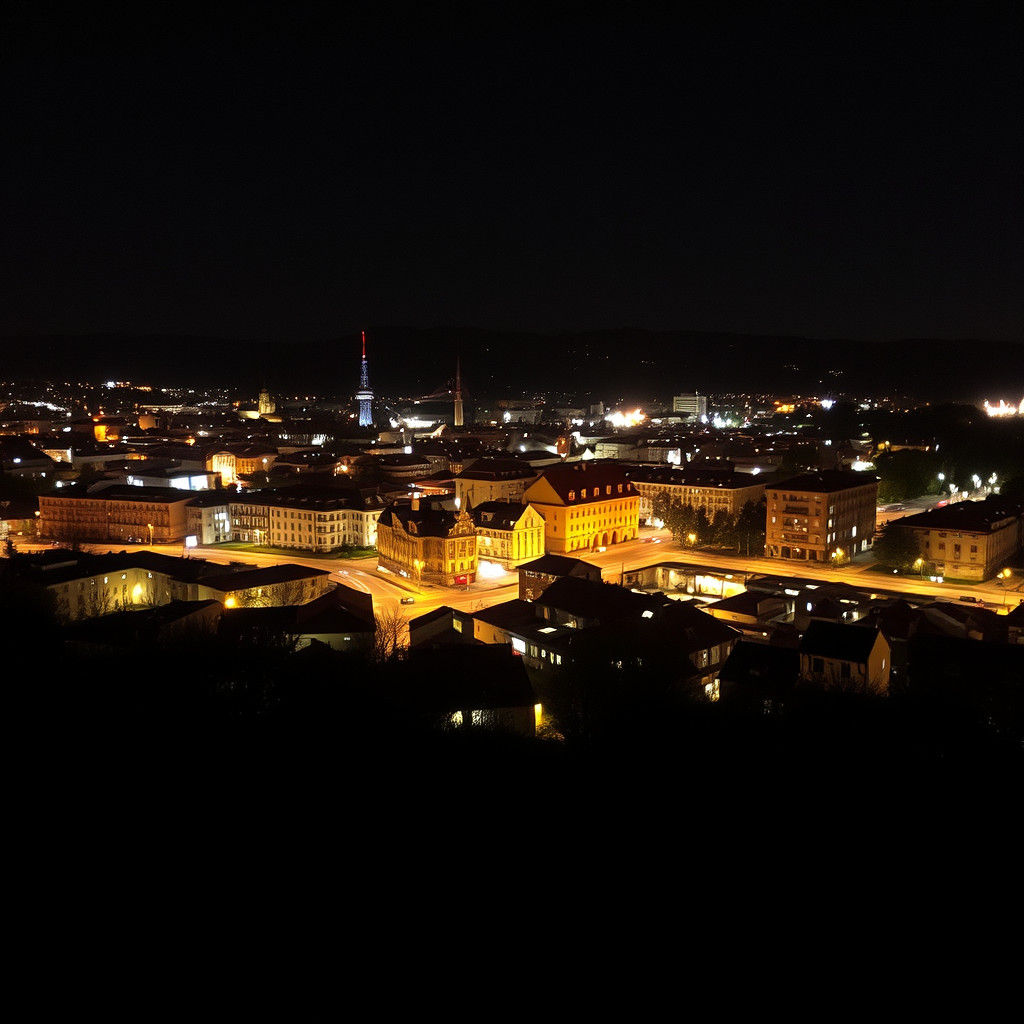 Man and Woman Enjoying Coffee at Sunset