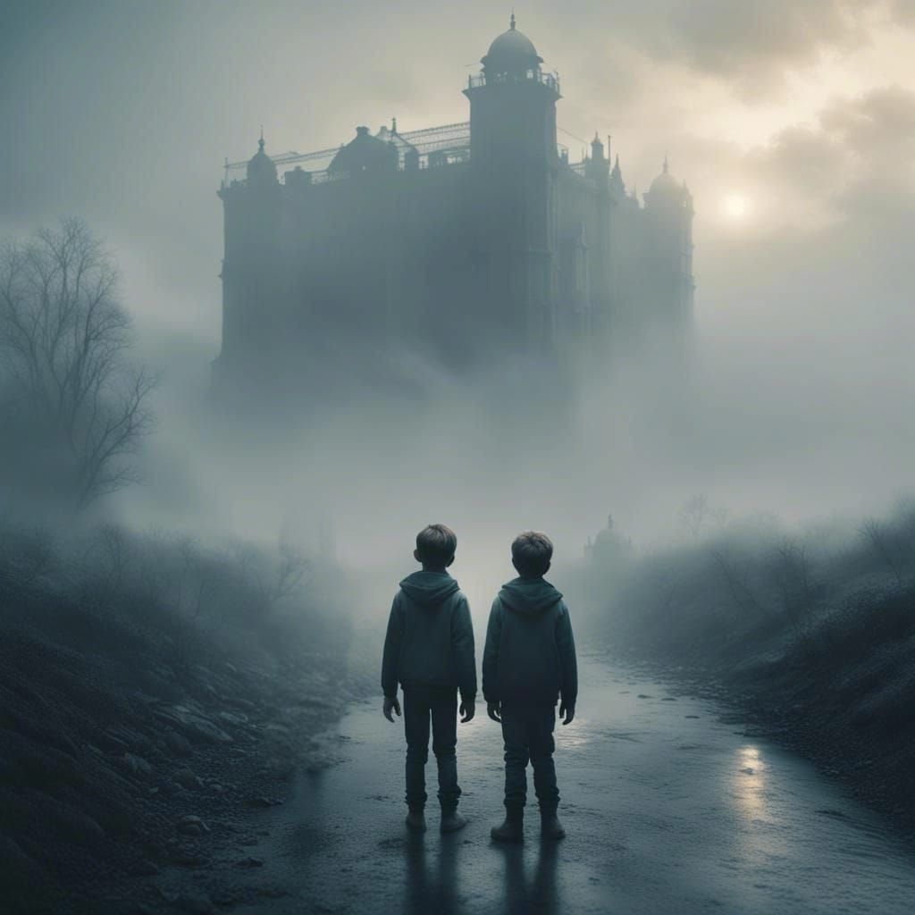 Boys Lost in Dense Fog