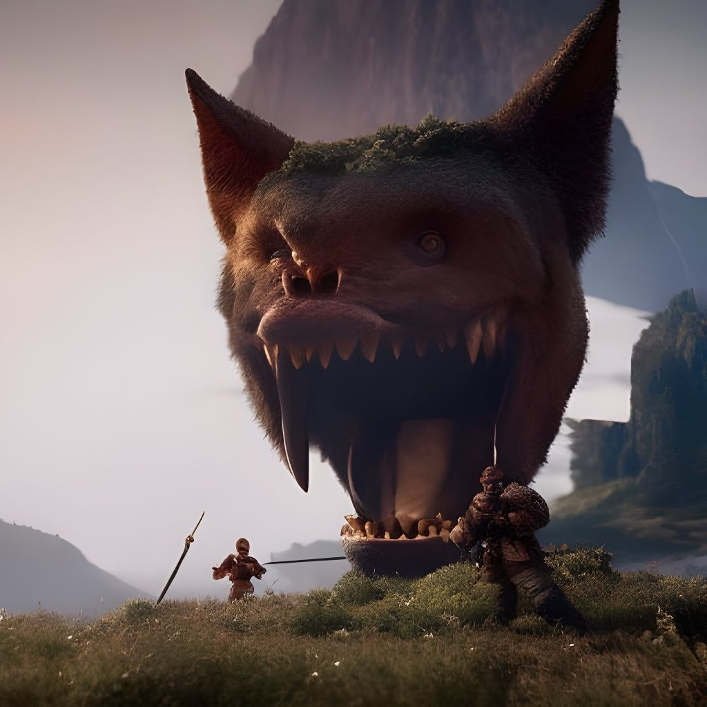 Hikers Terrorized by Goofy Monsters: A Cheerful Fantasy