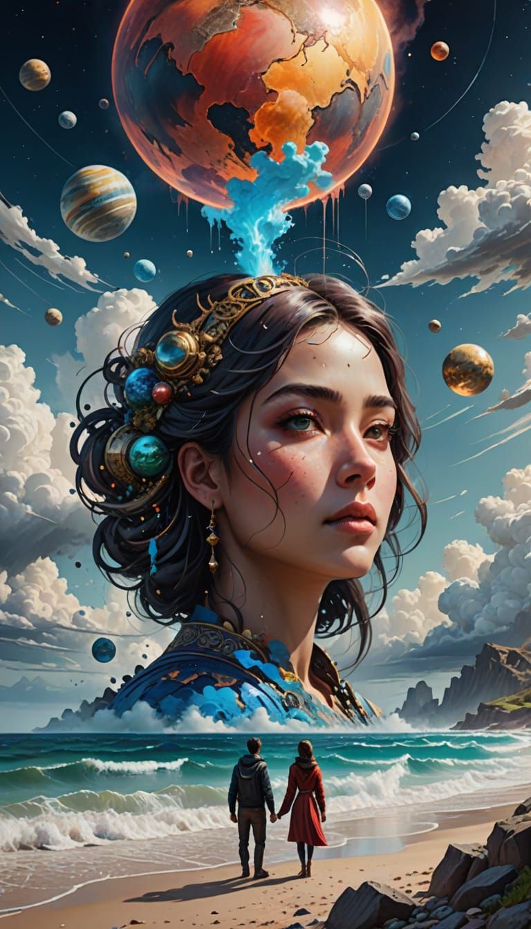 Whimsical Dreamscapes in Ethereal Watercolor