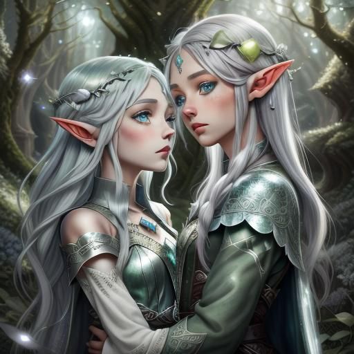 elven sisters (dreamshaper)