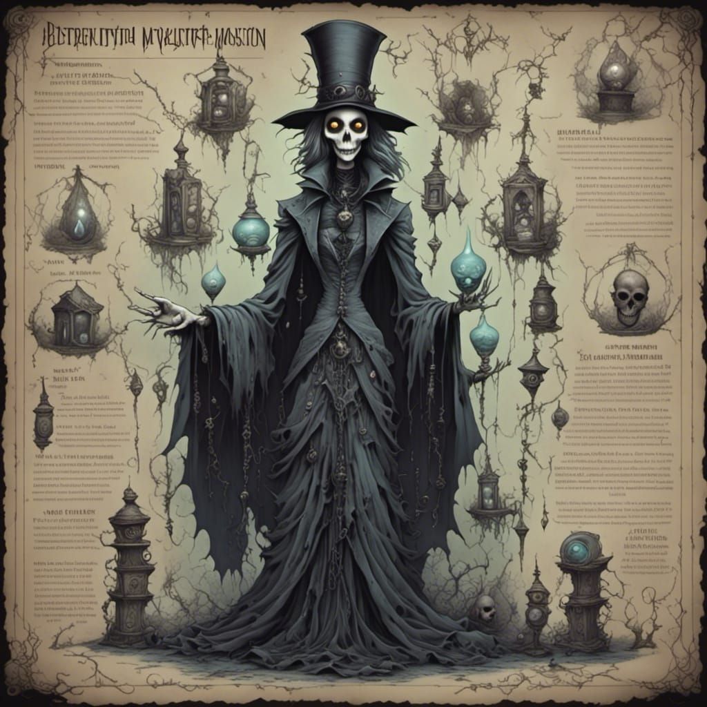 Ghost Investigator in Haunted Mansion