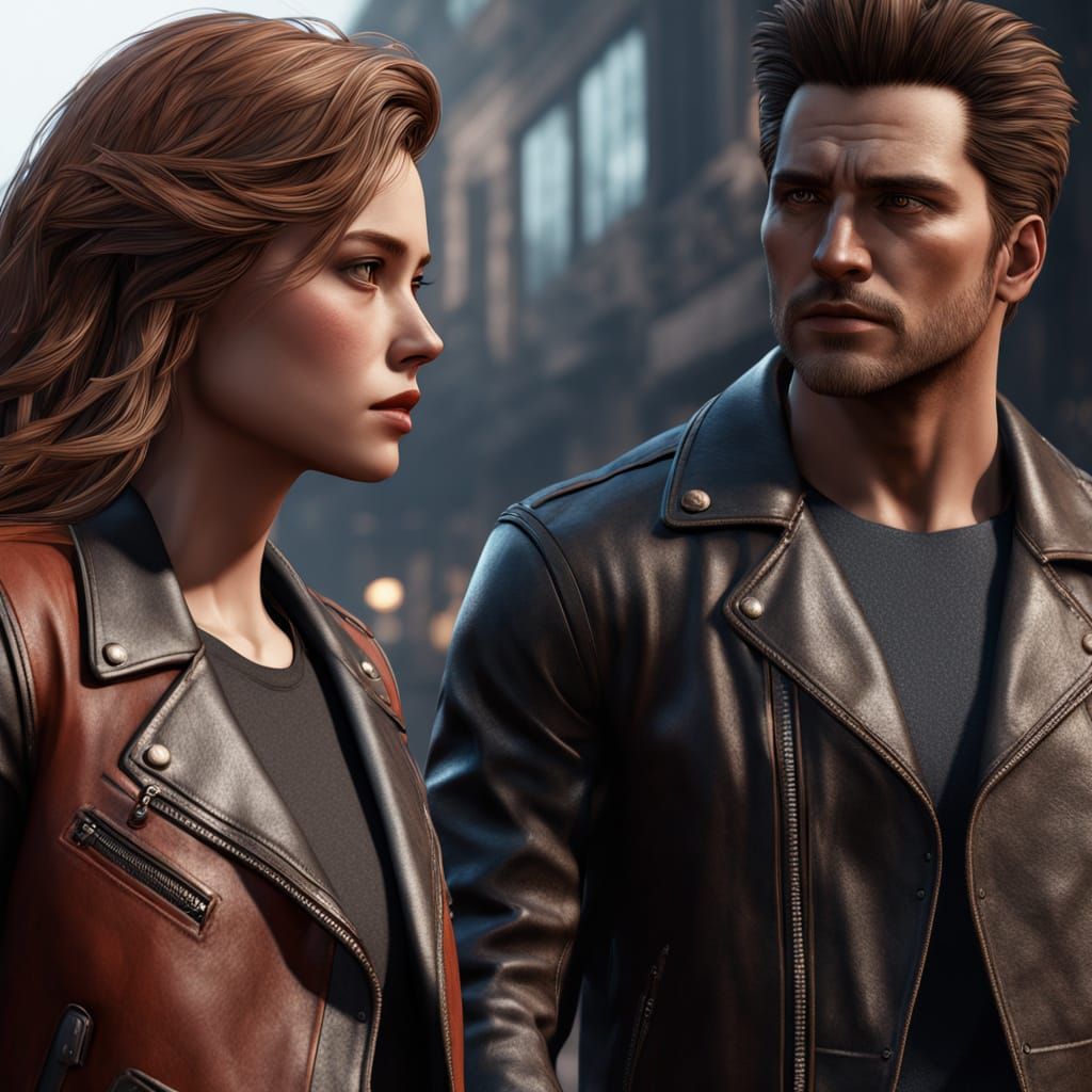 Hyper-Realistic Cinematic Portrait of a Curvy Woman and Her ...