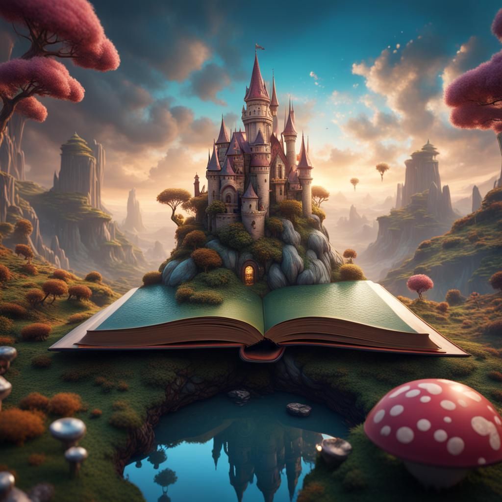 Wonderland Book: Detailed Fantasy Concept Art
