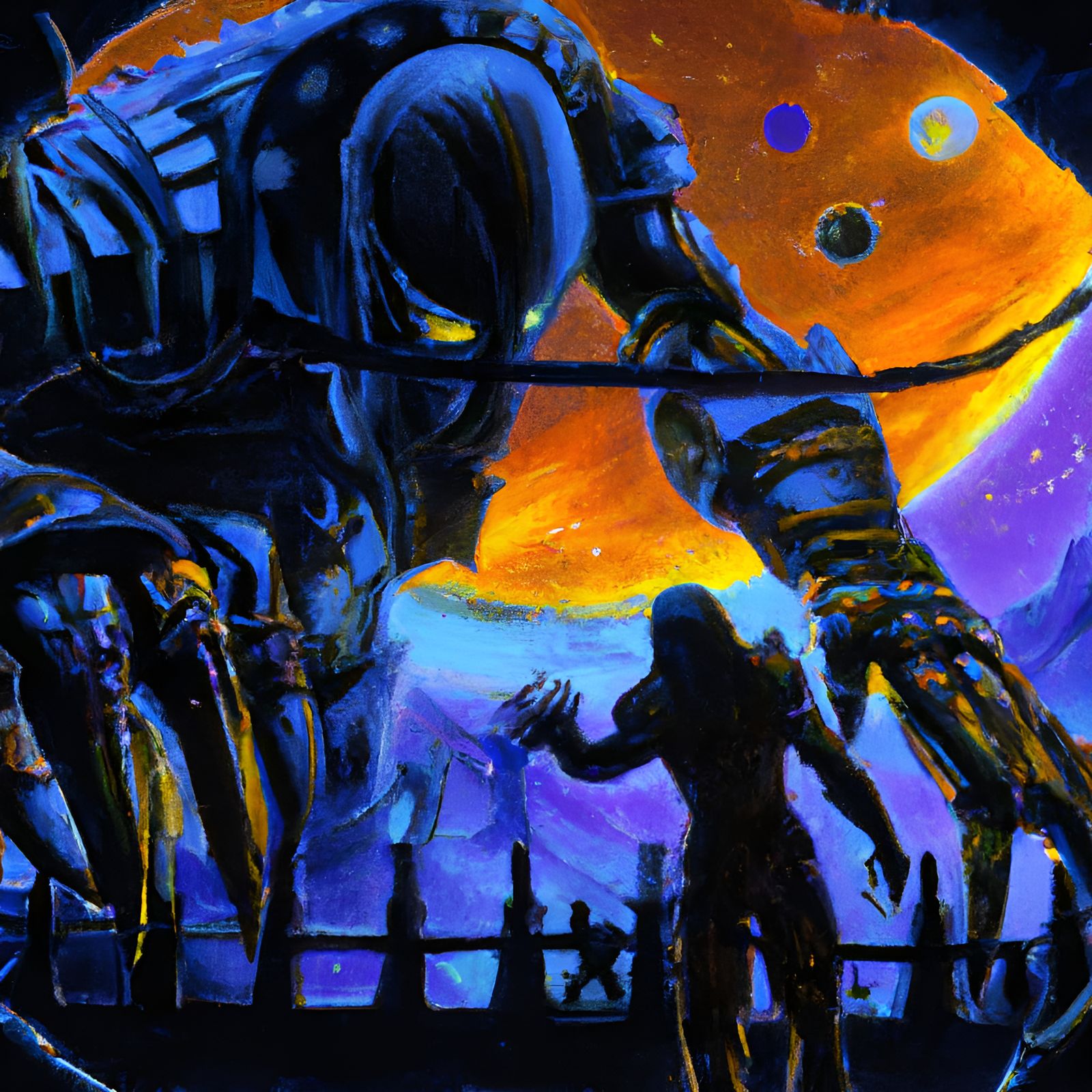 Guardian Assaulted: Doré and Rutkowski Inspired