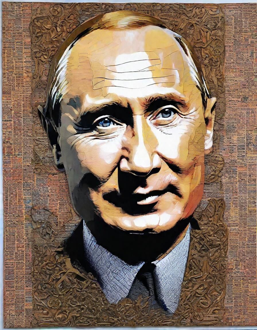 Vladimir Putin Pop Art Street Art Collage