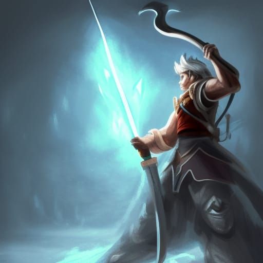 Detailed Matte Painting of a Dragon Eater