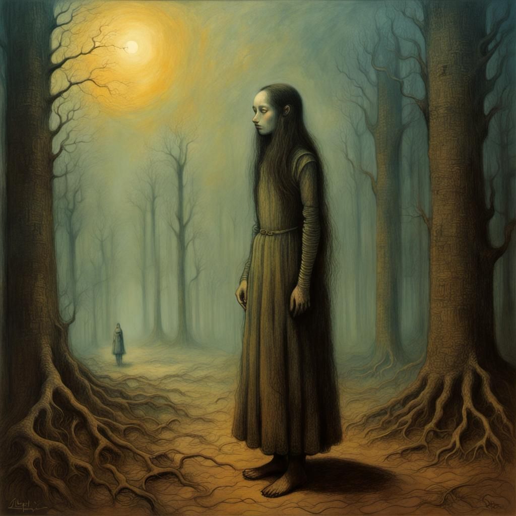 Dorothy Gale in Beksinski-Inspired Nightmare