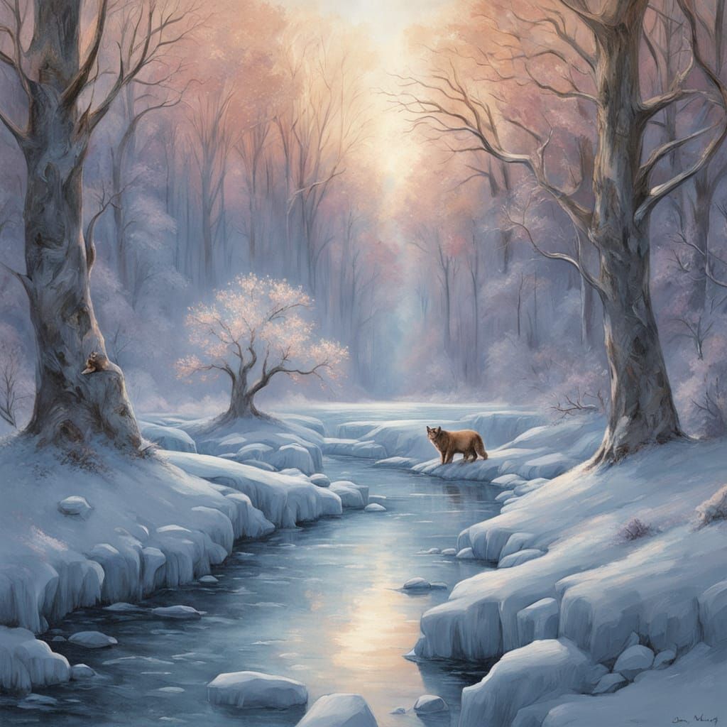 Surreal Crystal Masterpiece Illuminates Miniature Fantasy Wo...