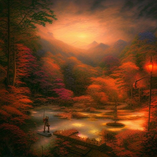 Hyperdetailed Redhead Warrior in Surreal Photoillustration