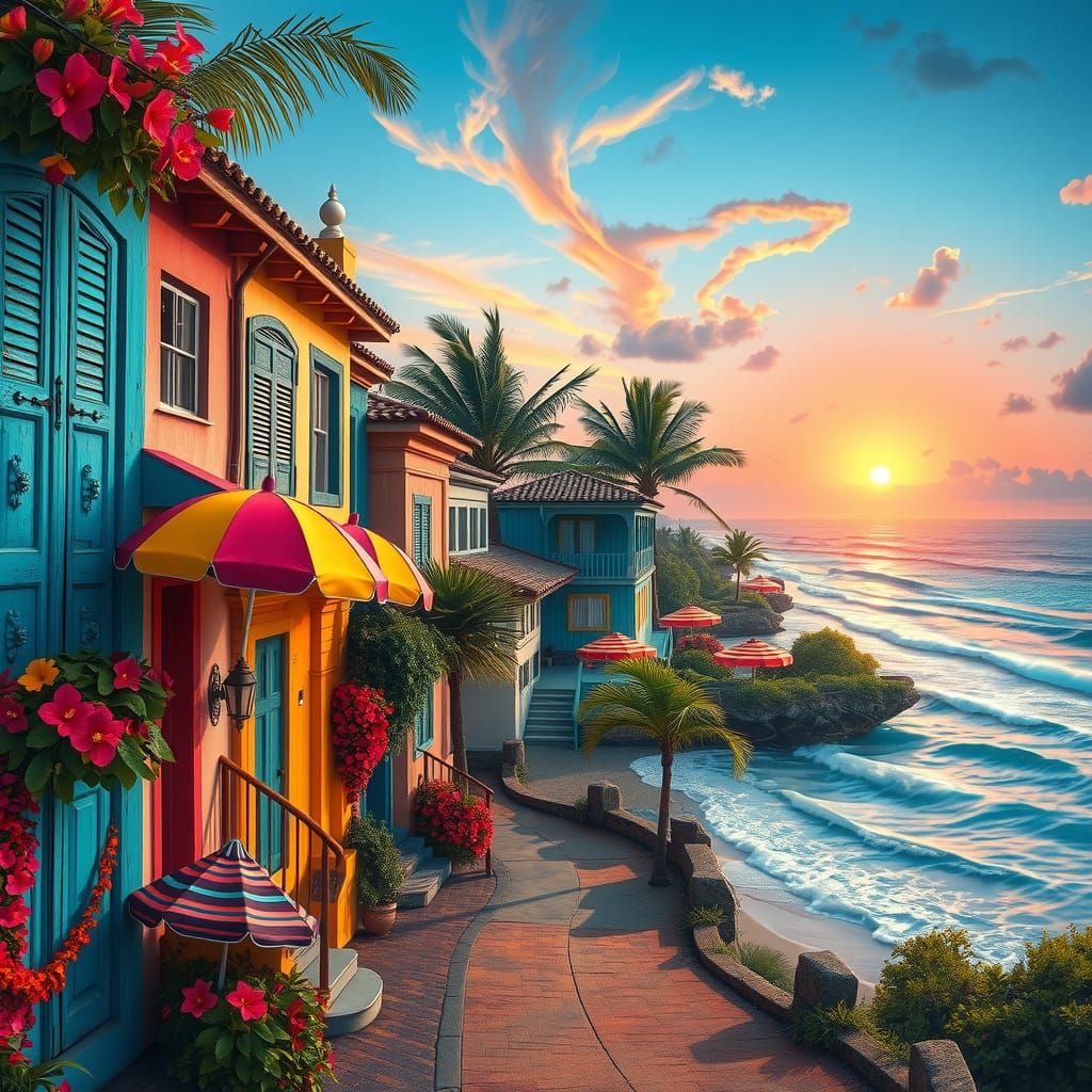 La Perla, Puerto Rico: A Digital Art Dream