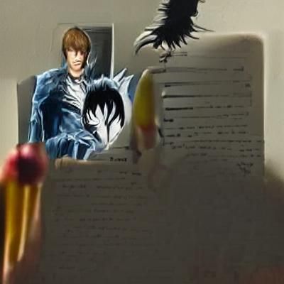 Light Yagami, L, and Ryuk in 4K