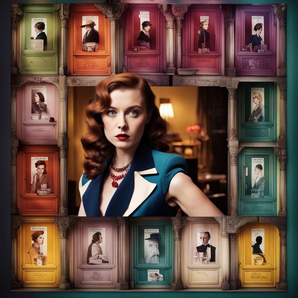 Cluedo-Inspired Intricate Photographic Movie Poster