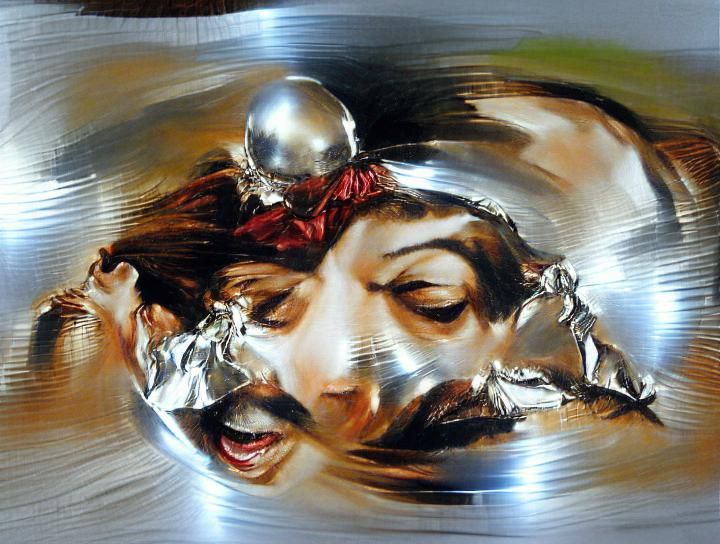 Salome Dancing: Caravaggio-Inspired Oil Painting