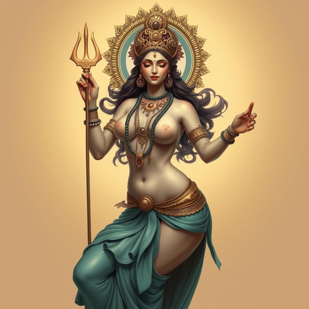 Alluring Hindu Goddess of Sensuality