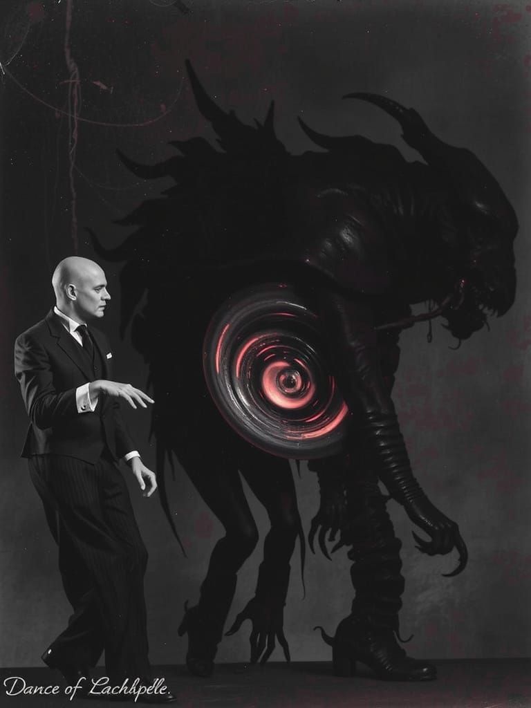 Eerie Dance Macabre in Film Noir Style