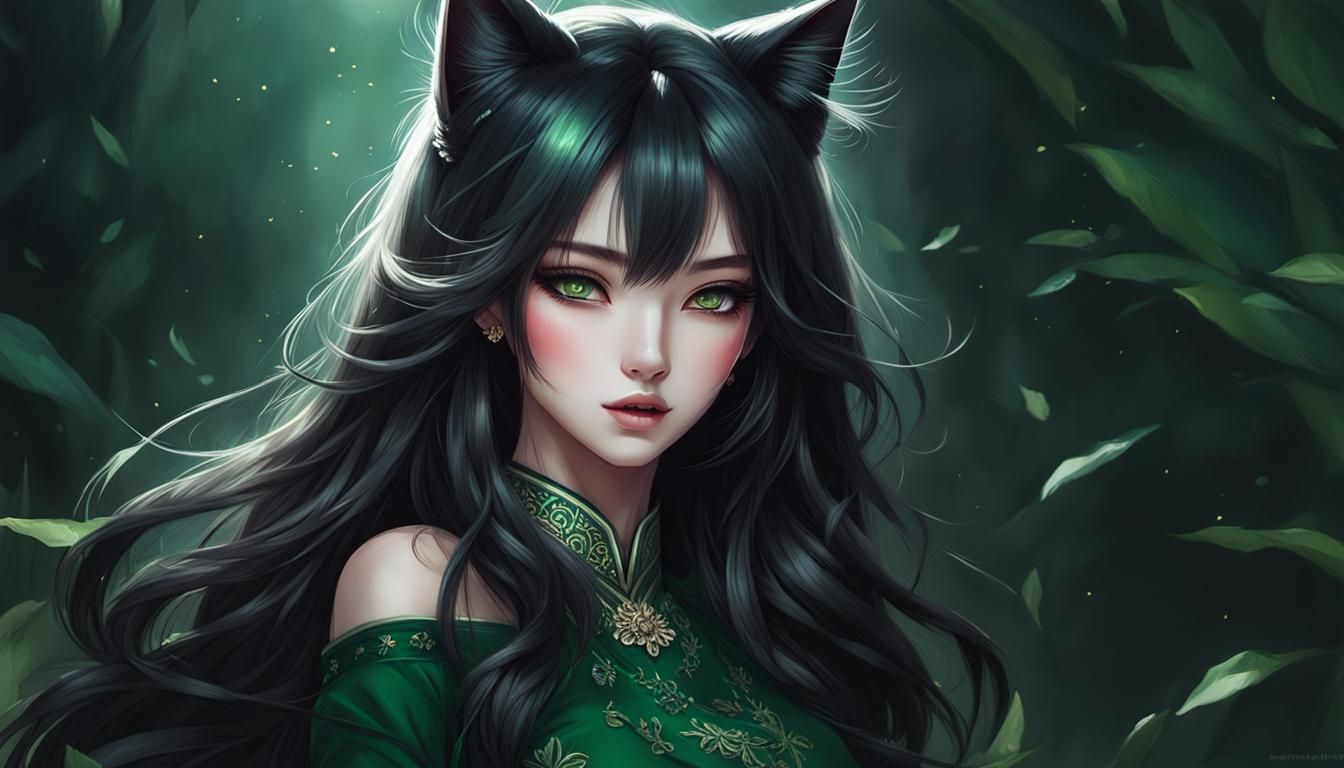 Pretty Girl, green eyes