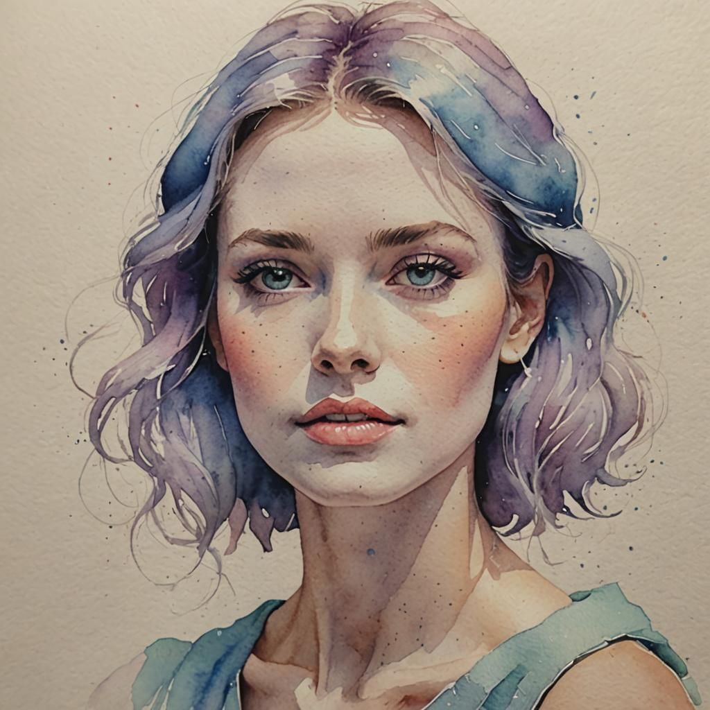 Pastel Watercolour Painting