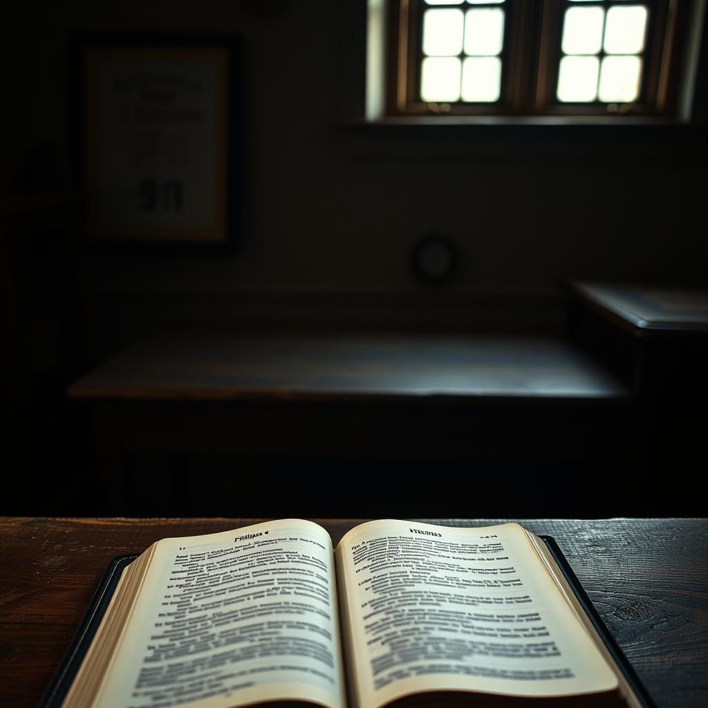 A Quiet Reflection in a Humble Study