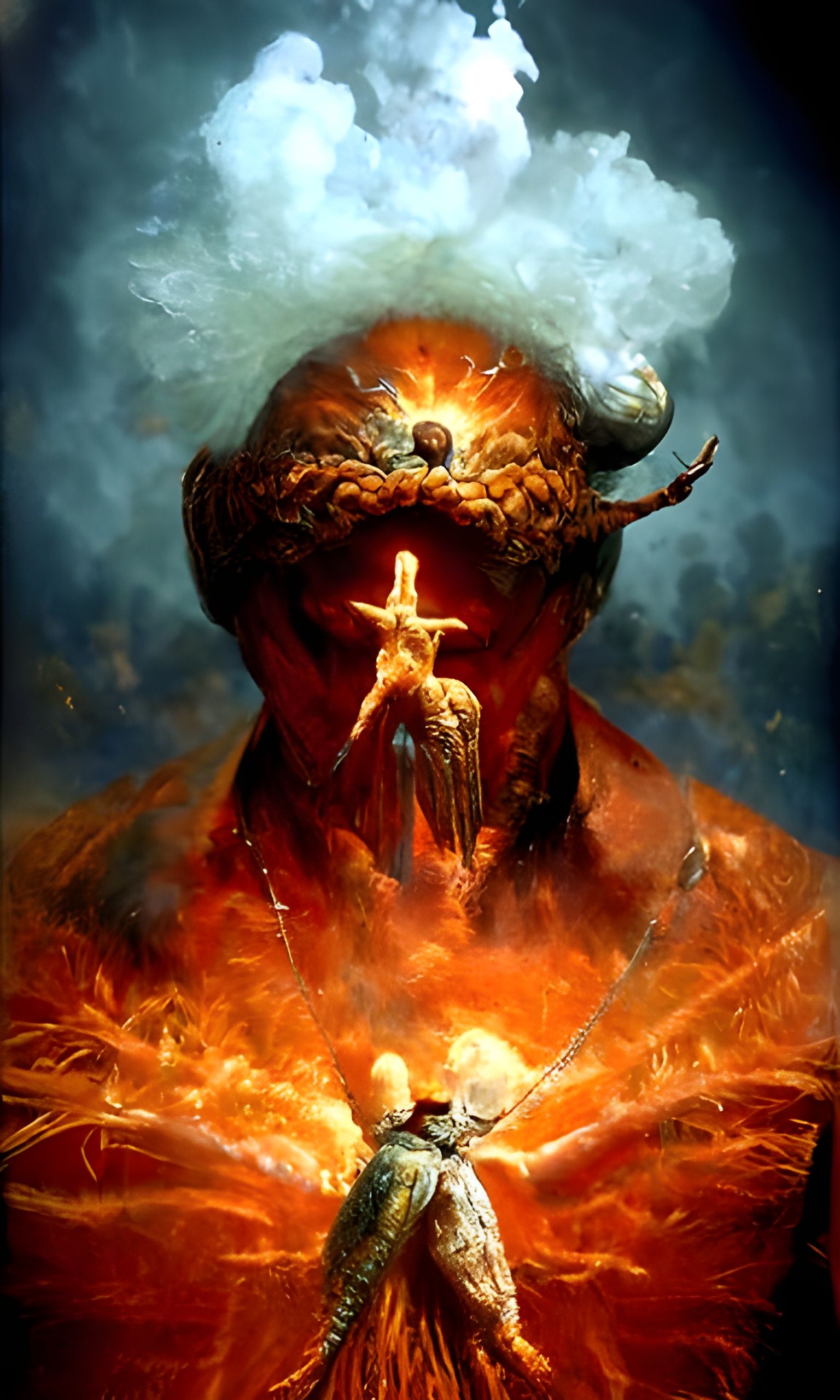 Angel's Ascent: A Dark Fantasy Battle