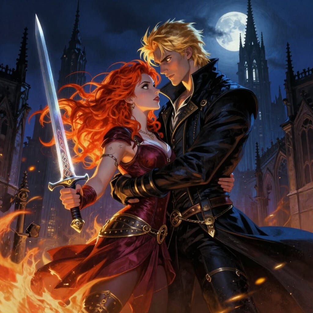 Clary and Jace Embrace in Shadowy New York