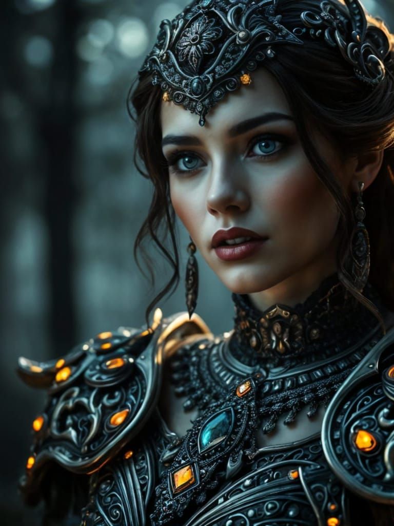 feminine (“femmenomenal”) portrait of stunning woman. /imagi...