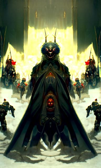 Sinister Invasion of Chaos as Fantasy Art