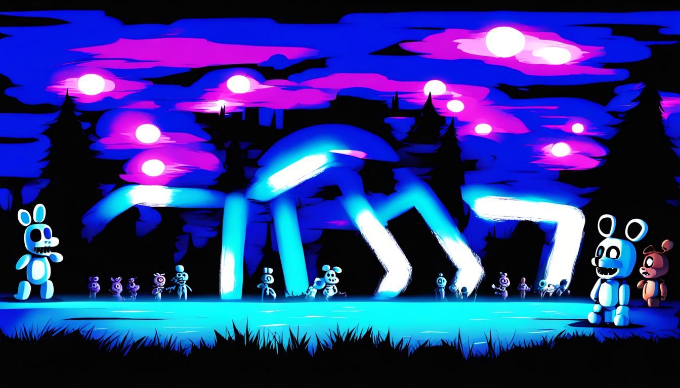 AI Generated Image from the Prompt Fnaf