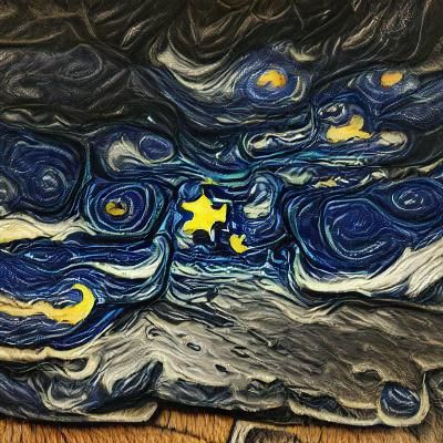 Cosmic Starry Night Sky